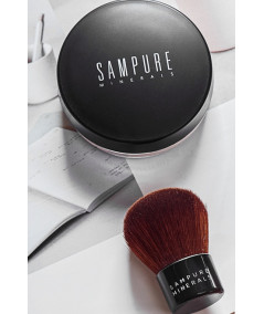 Zestaw podkład Light Beige i kabuki